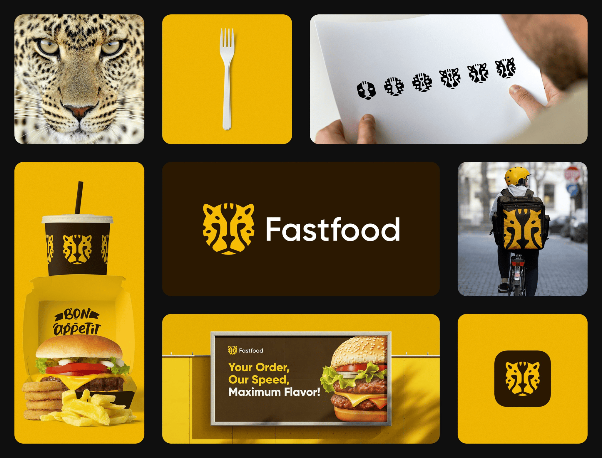 Fastfood brand identity preview
